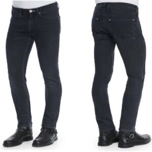 ACME Max Man Ray Skinny Denim Jeans Dark Blue Wash low rise size 29 x 32